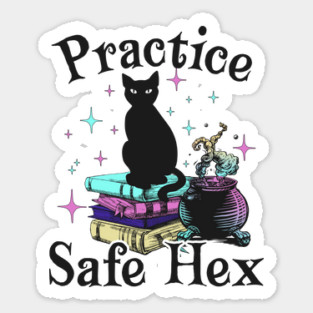 Practice Safe Hex Sticker