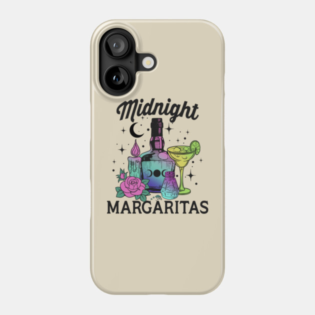 Midnight Margaritas Witch Halloween Phone Case by The WYLD Tribe