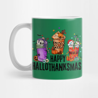 Happy Hallothanksmas Mug