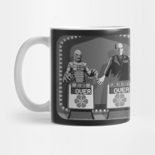 Double Over (B&W) (Universal Monsters/Price is Right) Mug
