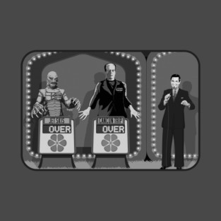 Double Over (B&W) (Universal Monsters/Price is Right) T-Shirt