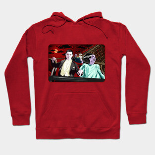 Ups & Downs (Universal Monsters on Roller Coaster) Hoodie