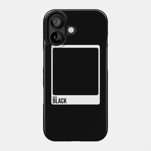 Paint Swatches Costume Black Color Swatch Family Group Halloween Phone Case by belownormal