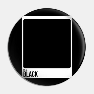 Paint Swatches Costume Black Color Swatch Family Group Halloween Pin