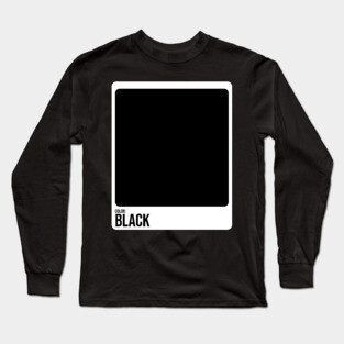 Paint Swatches Costume Black Color Swatch Family Group Halloween Long Sleeve T-Shirt