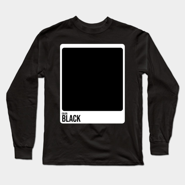 Paint Swatches Costume Black Color Swatch Family Group Halloween Long Sleeve T-Shirt by belownormal