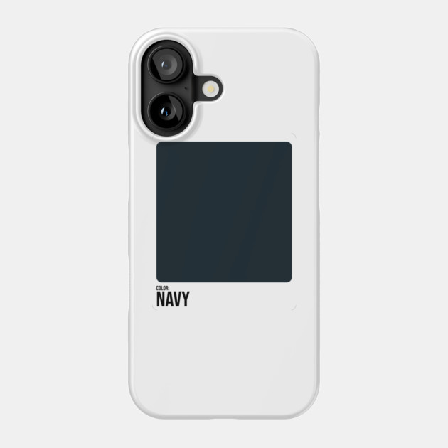 Paint Swatches Costume Navy Blue Color Swatch Family Group Halloween Phone Case by belownormal