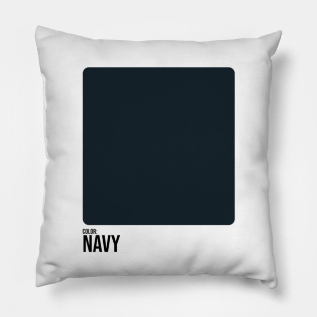 Paint Swatches Costume Navy Blue Color Swatch Family Group Halloween Pillow by belownormal