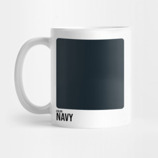 Paint Swatches Costume Navy Blue Color Swatch Family Group Halloween Mug