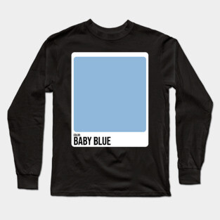 Paint Swatches Costume Baby Blue Color Swatch Family Group Halloween Long Sleeve T-Shirt
