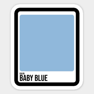 Paint Swatches Costume Baby Blue Color Swatch Family Group Halloween Magnet