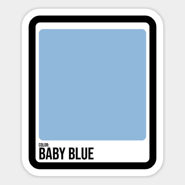 Paint Swatches Costume Baby Blue Color Swatch Family Group Halloween Magnet by belownormal