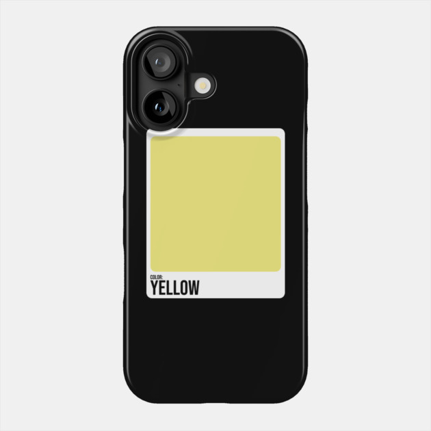 Paint Swatches Costume Yellow Color Swatch Family Group Halloween Phone Case by belownormal