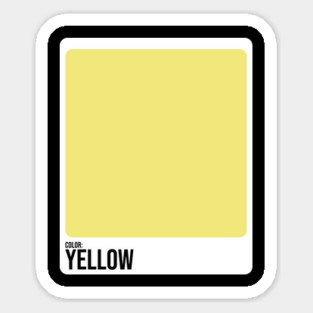 Paint Swatches Costume Yellow Color Swatch Family Group Halloween Magnet