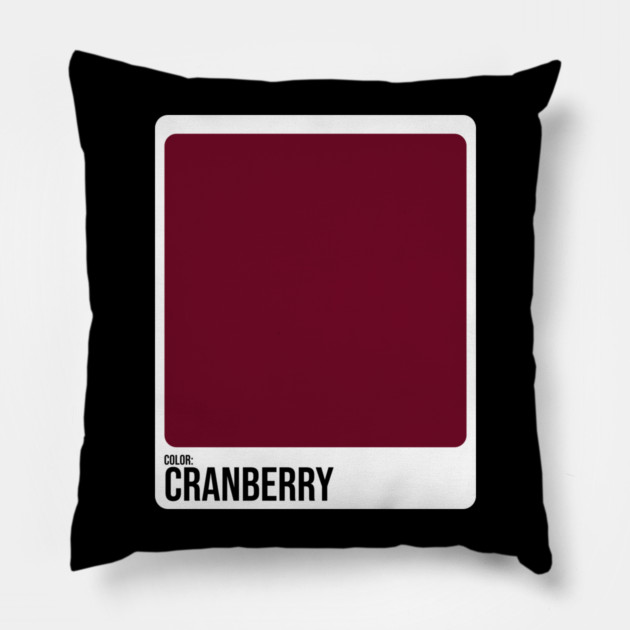 Paint Swatches Costume Cranberry Color Swatch Family Group Halloween Pillow by belownormal