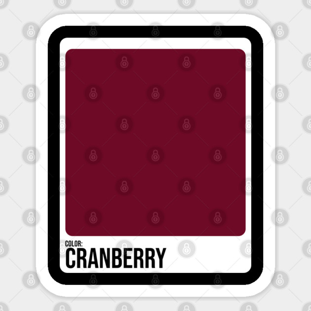 Paint Swatches Costume Cranberry Color Swatch Family Group Halloween Sticker by belownormal