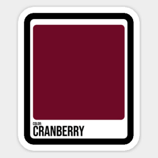 Paint Swatches Costume Cranberry Color Swatch Family Group Halloween Magnet