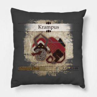 Krampus Hunter Pillow
