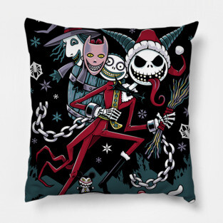 Jack Vom Krampus - Goth Holidays Pillow