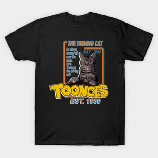 Toonces The Driving CaT, ElaCuteOfficeGirl Vintage T-Shirt