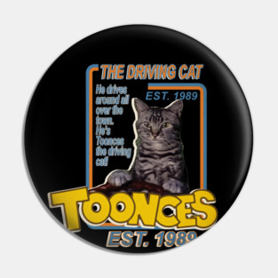 Toonces The Driving CaT, ElaCuteOfficeGirl Vintage Pin