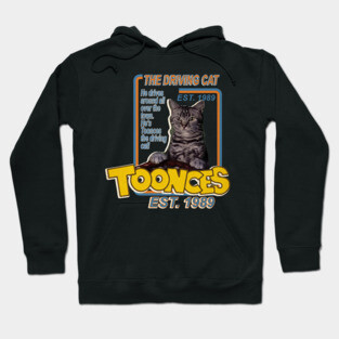 Toonces The Driving CaT, ElaCuteOfficeGirl Vintage Hoodie