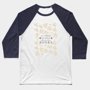 Book Lover Baseball T-Shirt