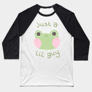 Just a Lil Guy Frog Baseball T-Shirt