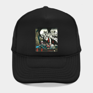 Japanese Skeleton Spectre Japanese illustration Hat