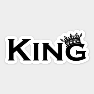king Sticker