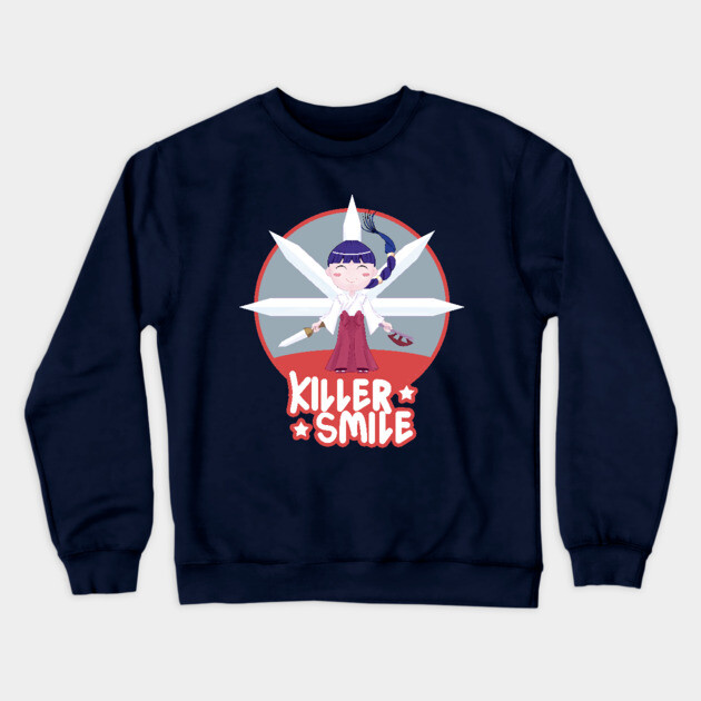 KILLER SMILE Crewneck Sweatshirt by droidmonkey