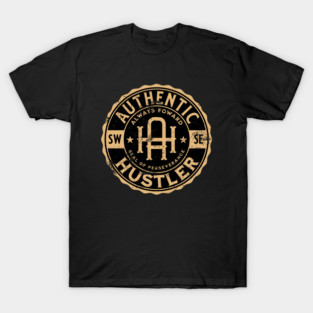 Authentic Hustler distressed seal T-Shirt