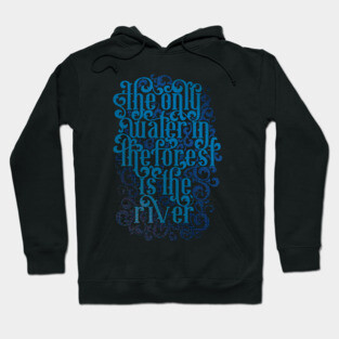 River Song Blue Lettering Quote Hoodie