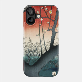 The Plum Garden Japanese art Phone Case