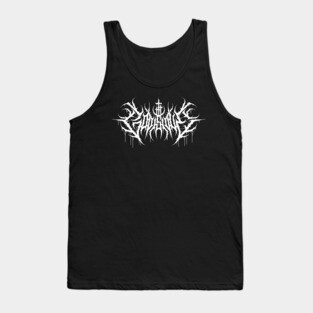 God is Love death metal design Tank Top