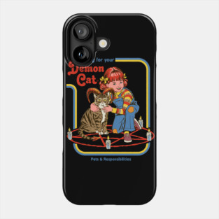 Caring for your Demon cat Phone Case