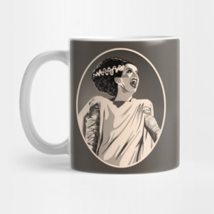 Bride of Frankenstein Portrait (Sepia) Mug