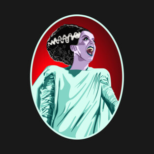 Bride of Frankenstein Portrait T-Shirt