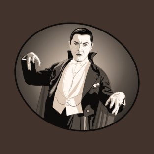 Count Dracula Portrait (Sepia) T-Shirt