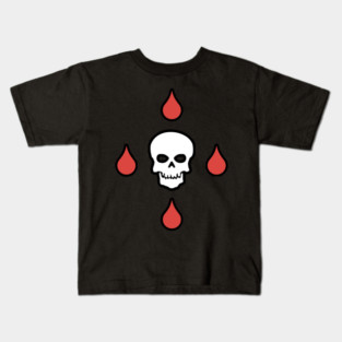 Blood Skull Kids T-Shirt
