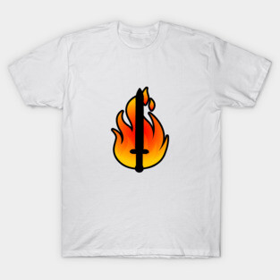 Flaming Sword T-Shirt