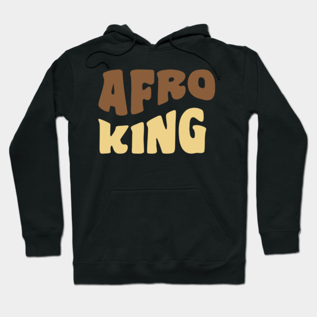 Afro King, Black King, Black Man Hoodie by UrbanLifeApparel
