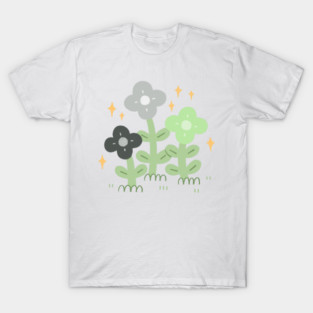 Agender Pride Flowers T-Shirt