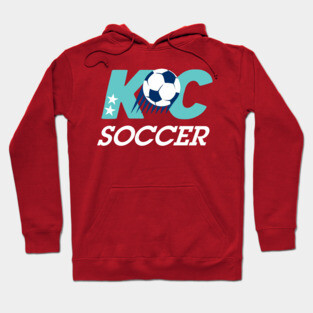KC Soccer Current Red Hoodie