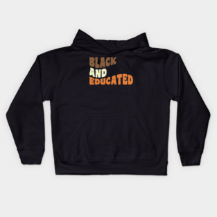 Black and educated Kids Hoodie