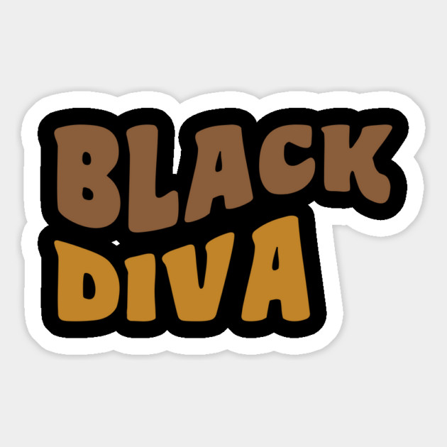 Black Diva Magnet by UrbanLifeApparel