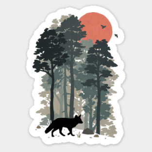 Familiar Forest Sticker