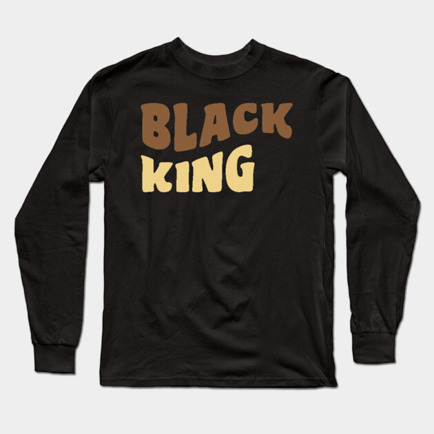 Black King, Black Man Long Sleeve T-Shirt by UrbanLifeApparel
