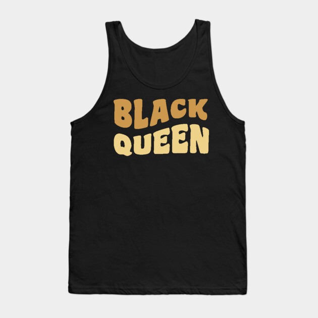 Black Queen, Black Woman Tank Top by UrbanLifeApparel