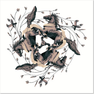 Horses Posters and Art